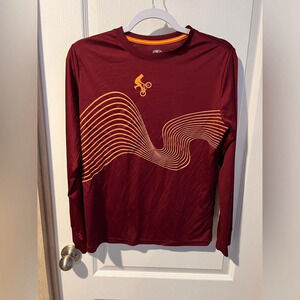 Athletic Works long sleeve tshirt sz XXL/2XL (18).maroon and orange.